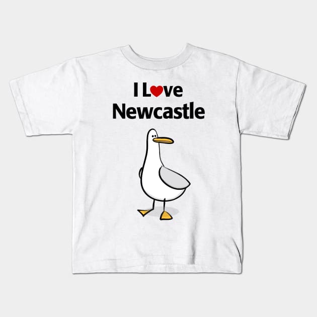 I Love Newcastle Kids T-Shirt by MonkeyTshirts